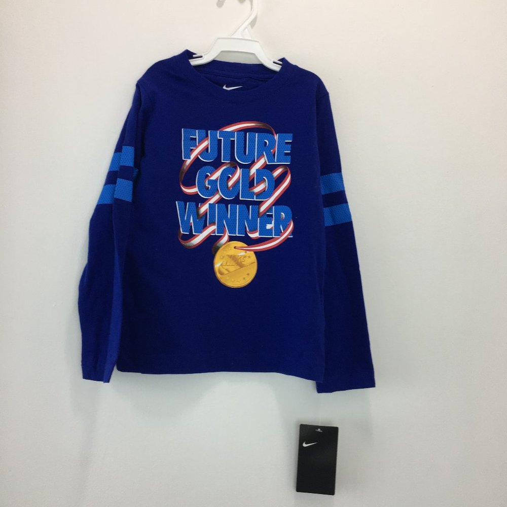 NWT Nike Future Gold Winner  T-Shirt 4 Long Sleeve
